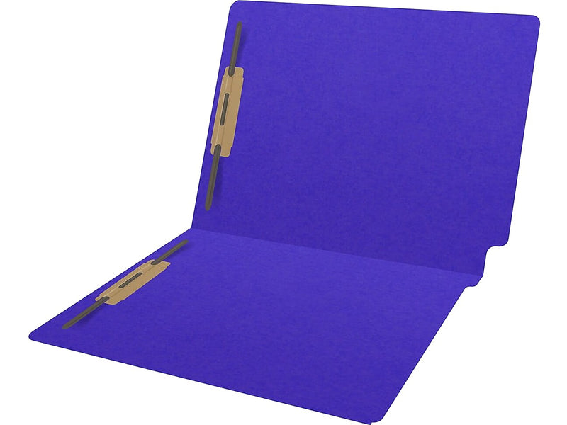 Medical Arts Press Heavy-Duty End Tab File Folder, Straight Cut, Letter-Size, Purple, 40/Box (S-09459-PUR)