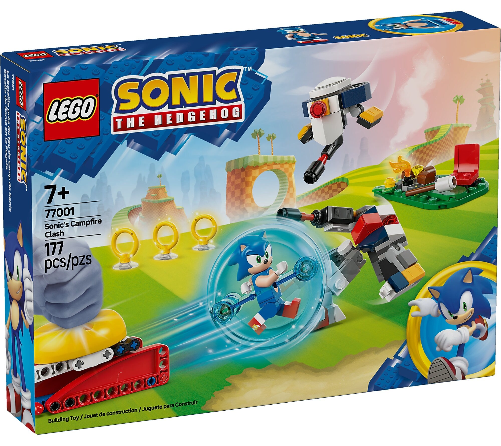 LEGO Sonic Sonics Campfire Clash, 177 Pieces (77001)