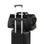 Bugatti Central 18.9" Vegan Leather Travel Duffel, Black (DUF2435BU-BLK)