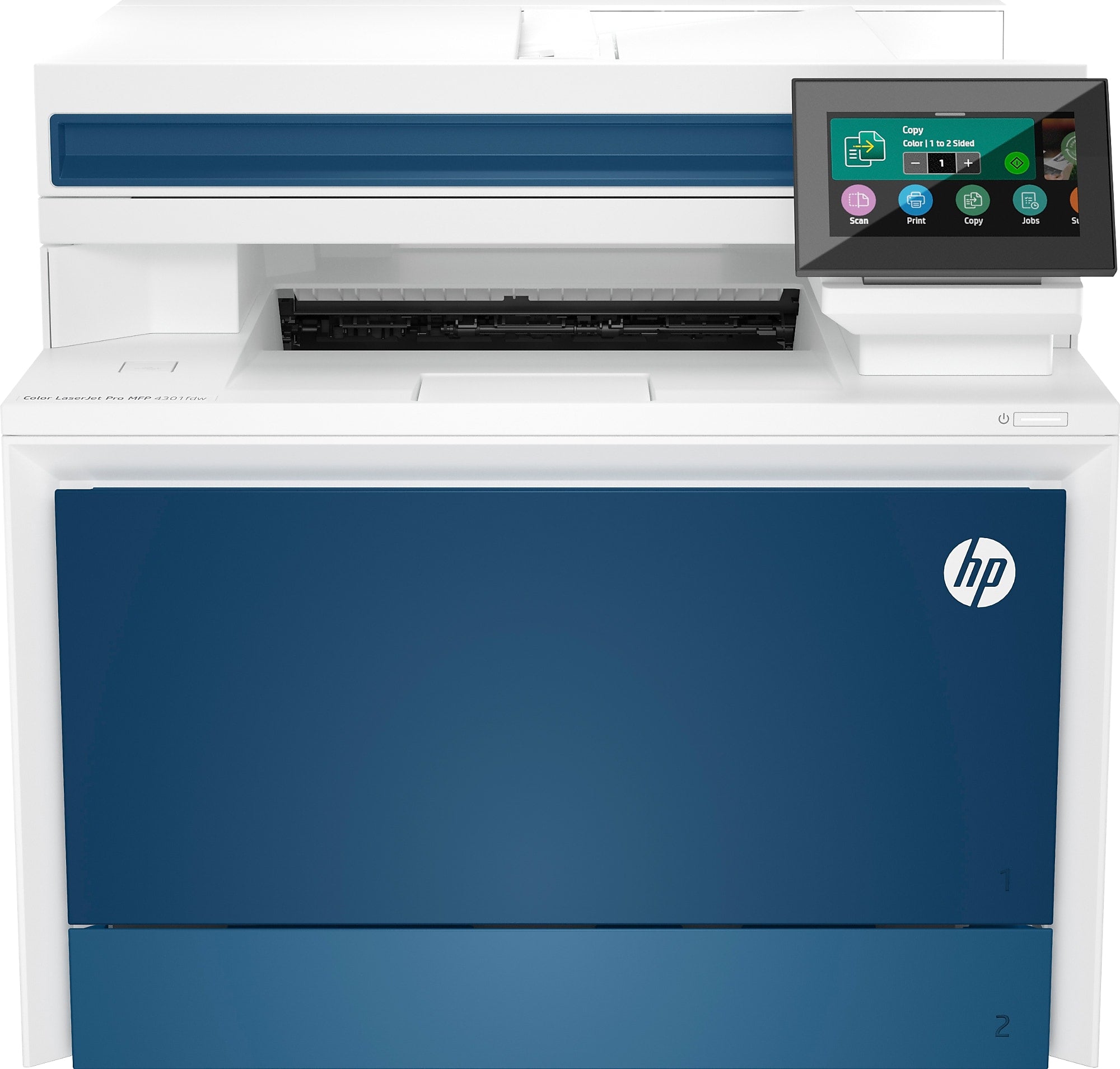 HP LaserJet Pro MFP 4301fdw Wireless Color All-In-One Laser Printer, Print, Scan, Copy, Fax, Best for Office (4RA82F)
