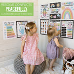 Hadley Designs 11" x 14" Colorful Dark Calming Corner and Feelings Chart Posters, 9/Set (HDDX004AHGC9D)