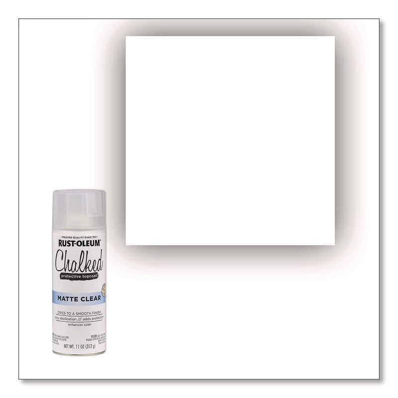 Rust-Oleum Chalked Paint, Clear, 12 oz., 6/Carton (302599)