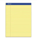 Ampad Evidence Notepad, 8.5" x 11.75", Wide Ruled, Canary, 50 Sheets/Pad, 12 Pads (20-270)