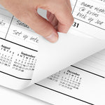 2026 AT-A-GLANCE 24" x 19" Monthly Desk Pad Calendar, White/Black (SK30-00-26)