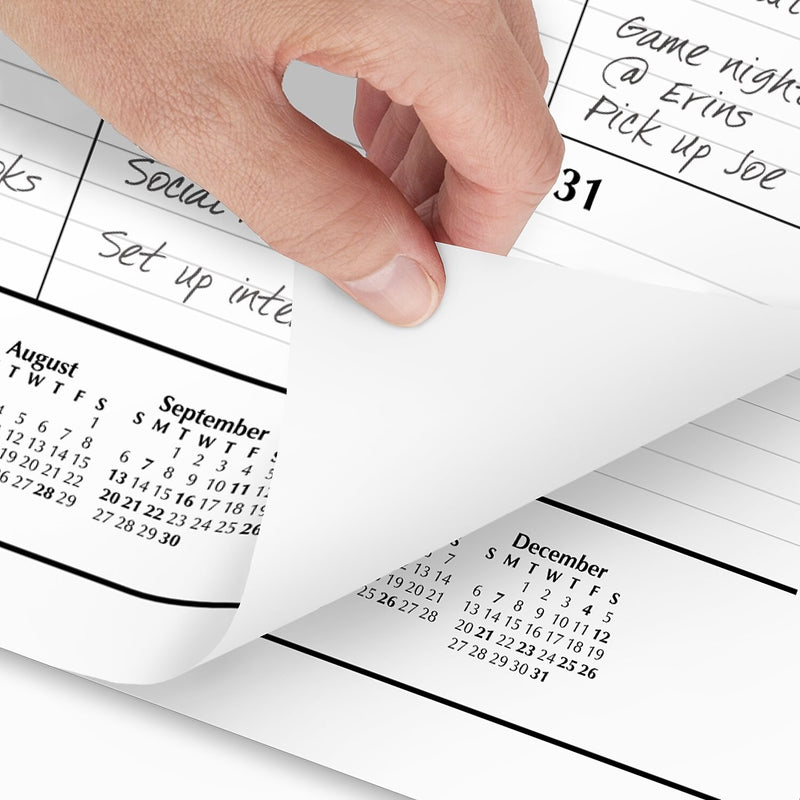 2026 AT-A-GLANCE 24" x 19" Monthly Desk Pad Calendar, White/Black (SK30-00-26)
