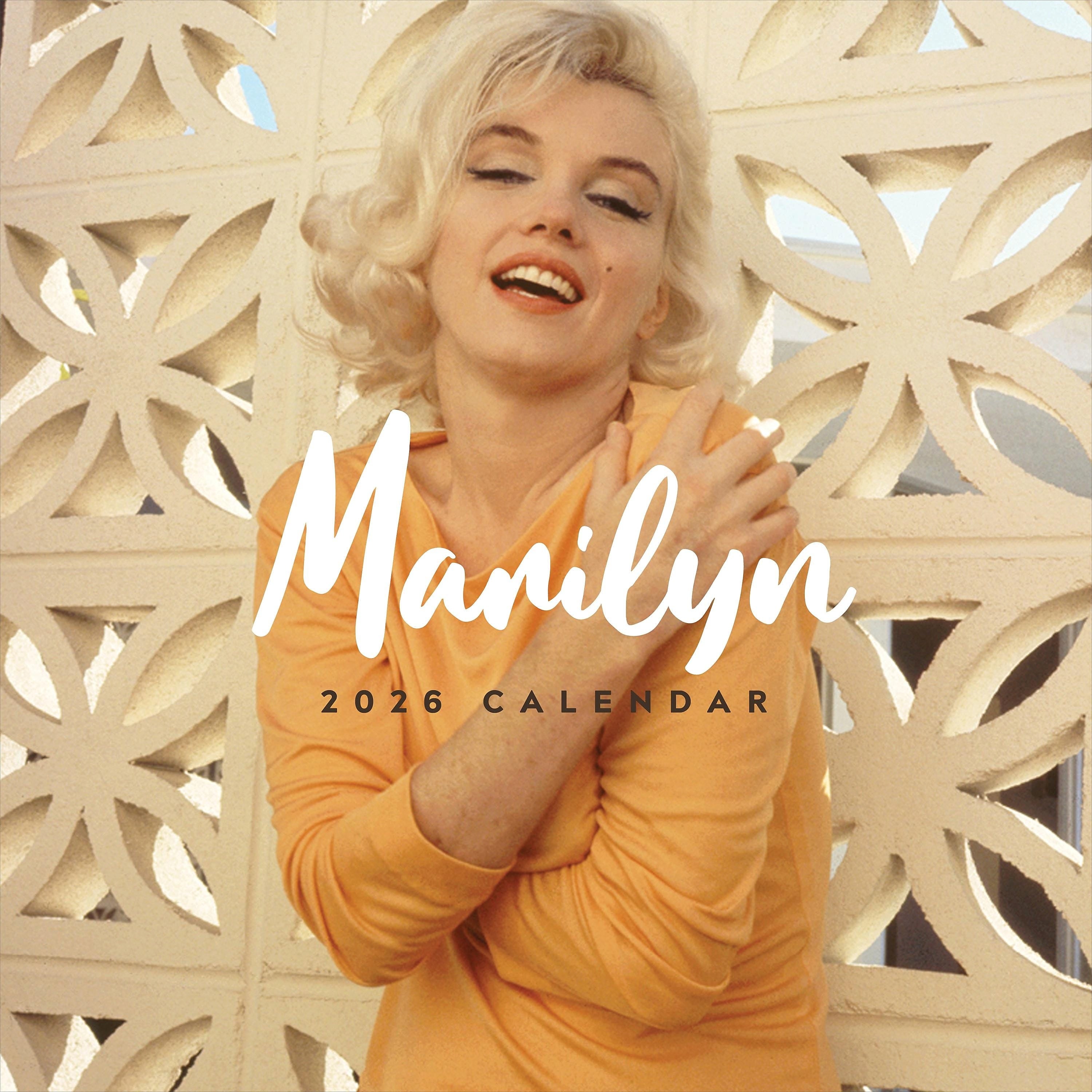 2026 TF Publishing 12" x 17" TF Publishing 12" x 12" Marilyn Monroe Wall Calendar 26-1115