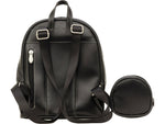 McKlein ACADIA 2-Piece Leather Backpack Set, Small, Black (99715)