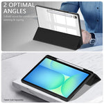 SaharaCase Venture Series TPU 13.1" Folio Case for S10 FE+, Scorpion Black (TB00467)