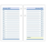 2026 AT-A-GLANCE QuickNotes 6" x 3.5" Daily Calendar Refill Pages, Multicolored (E517-50-26)