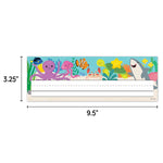 Creative Teaching Press Sea Friends School Name Plates, 9.5" x 3.75", 36/Pack, 3 Packs/Bundle (CTP11028-3)