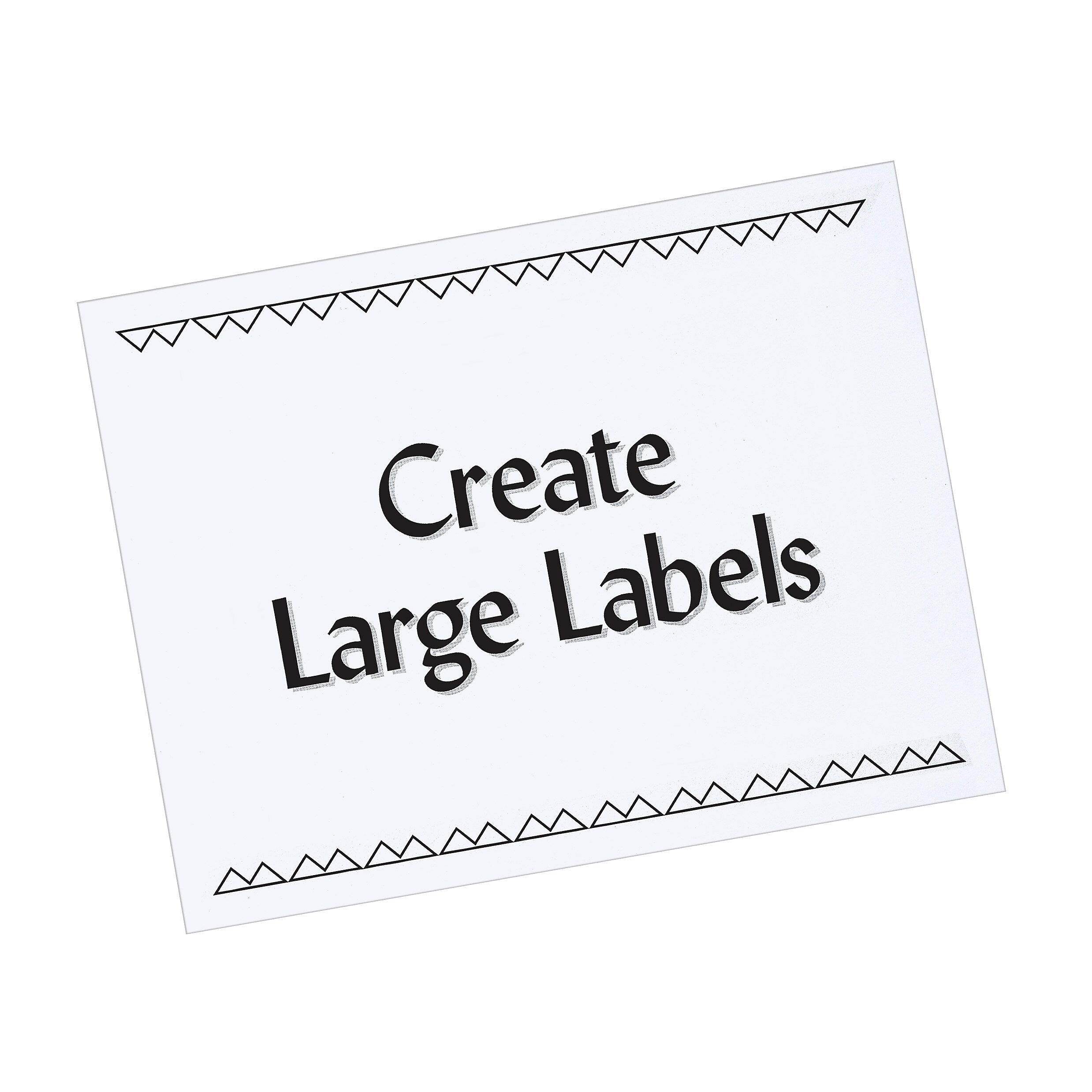PRES-a-ply Laser/Inkjet Shipping Labels, 8-1/2" x 11", White, 100 Labels/Box (30605)