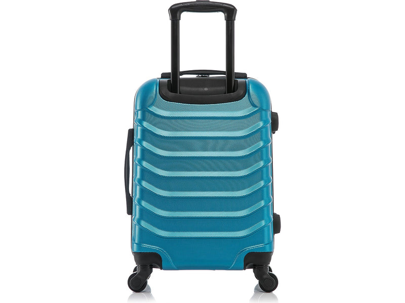 InUSA Endurance 24" Hardside Suitcase, 4-Wheeled Spinner, TSA Checkpoint Friendly, Teal (IUEND00M-TEA)