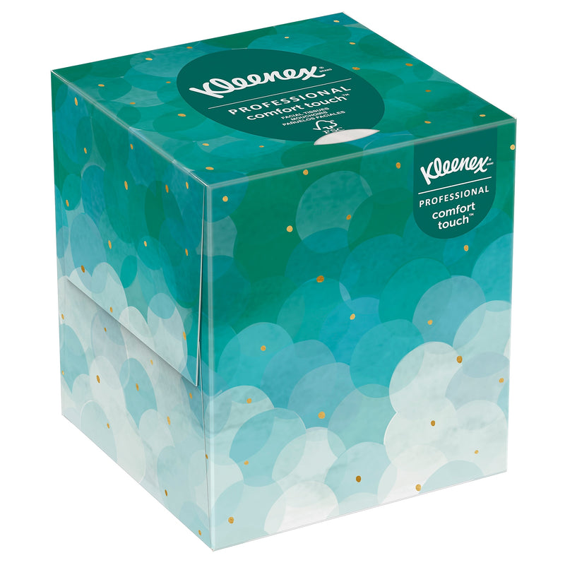 Kleenex Professional Cube Facial Tissue, 2-ply, White, 90 Sheets/Box, 36 Boxes/Carton (21271)