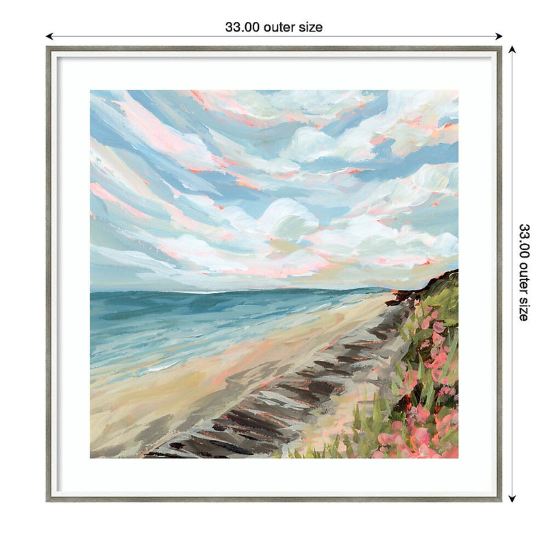 Amanti Art Connecticut by Emily Kenney Wood Framed Wall Art Print, 33" x 33" (A42677158457)
