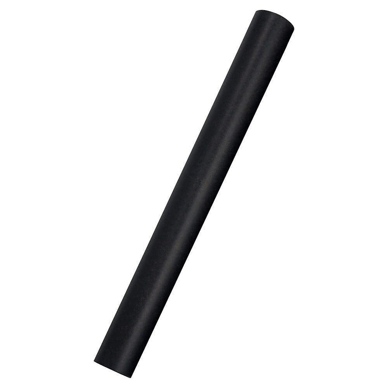 JAM Paper Short Mini Roll Wrapping Paper, 26.3 sq. ft., Black Kraft, 2/Pack(2770135K263a)