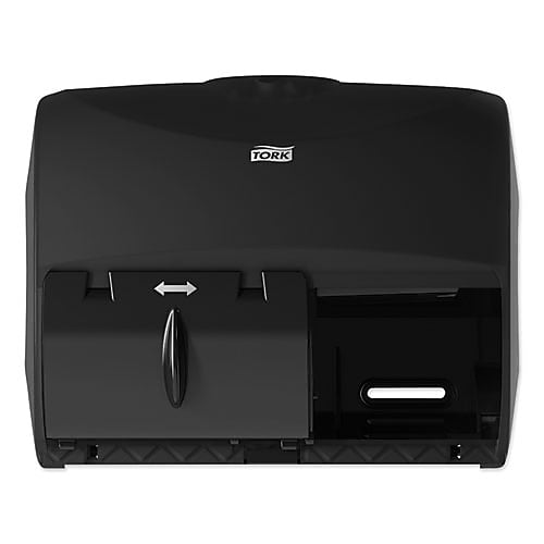Tork Twin Bath Tissue Roll Dispenser for OptiCore, Black