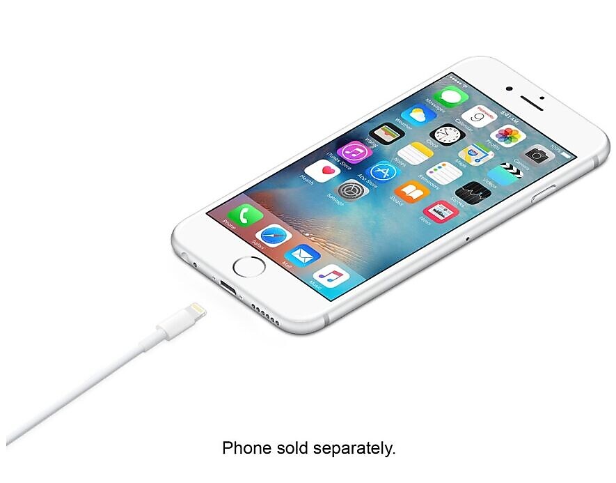 Apple 3.3 Foot Lightning to USB Cable - White (MUQW3AM/A)