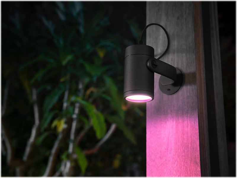 Philips Hue Lily LED 3-Piece Outdoor Spotlights, Black (1746730V7)