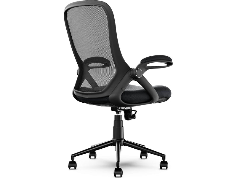 Click365 Ergonomic Fabric/Mesh Swivel Task Chair, Black (CCHR10003A)