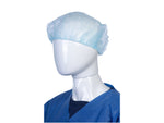 Tronex Spunbonded Bouffant Cap, One Size, Blue, 100 Caps/Box, 5 Boxes/Pack (7124B)