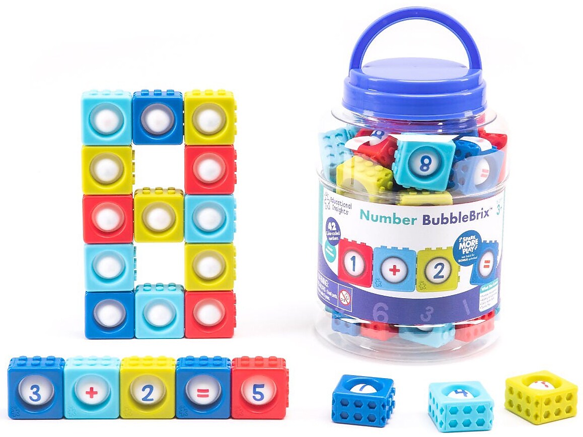 Educational Insights Number BubbleBrix Fidget Popper (2599)