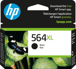 HP 564XL Black High Yield Ink Cartridge, Prints Up to 550 Pages (CN684WN#140)