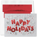 "Holiday Merrymaking" Holiday Card w/ Red Lined White Envelope, 400/BX