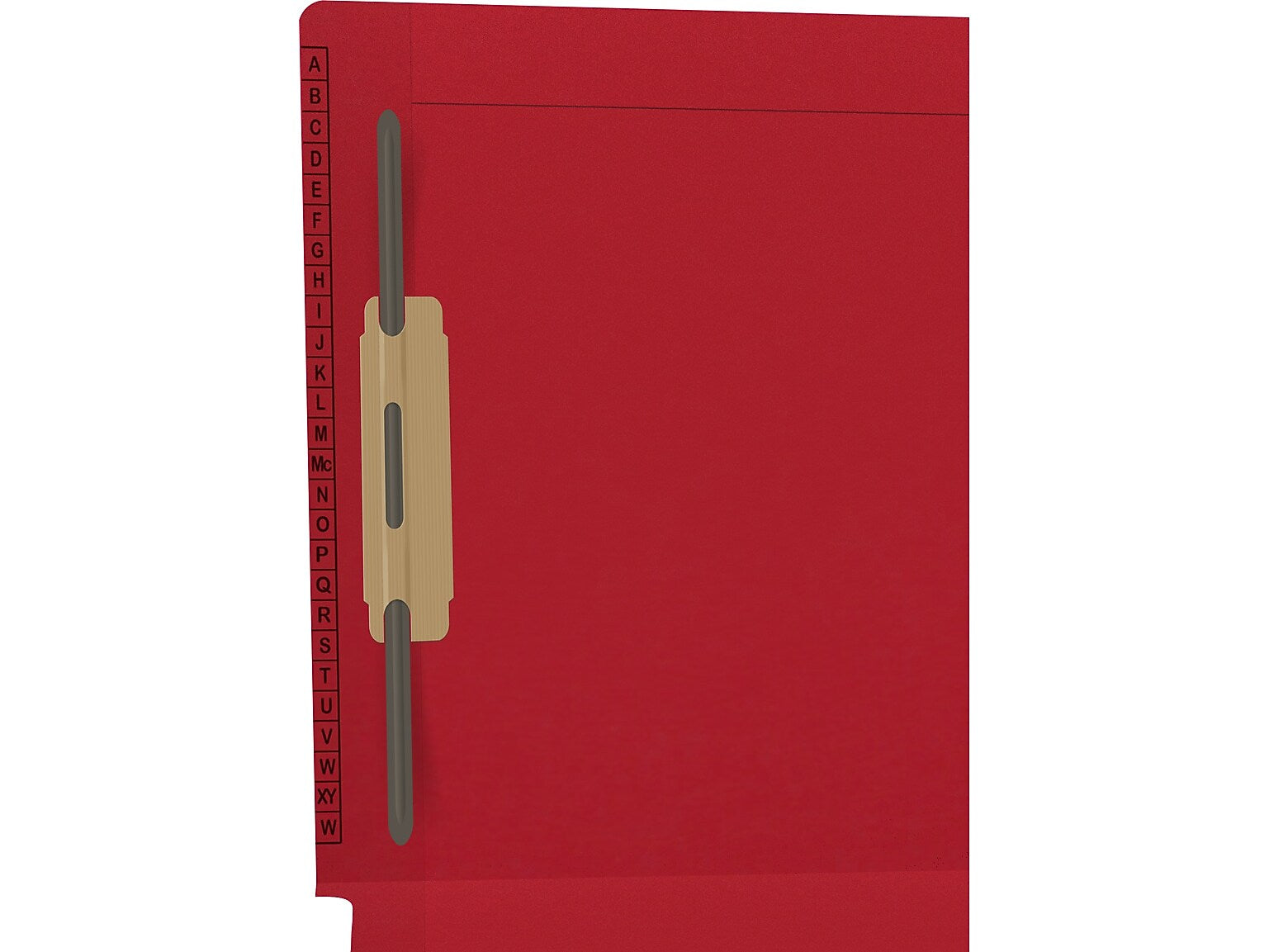 Medical Arts Press Reinforced Classification Folder, 1 3/8" Expansion, Letter Size, Red, 50/Box (F1170-RED-1)