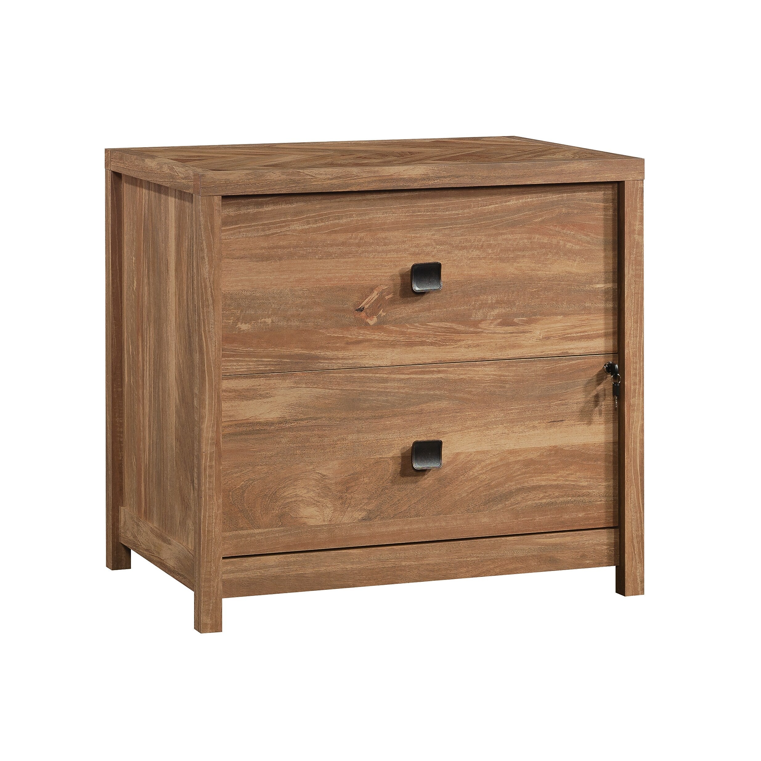 Sauder Cannery Bridge Commercial 2-Drawer Lateral File Cabinet, Letter/Legal Size, 32"W x 22"D, Sindoori Mango (429514)