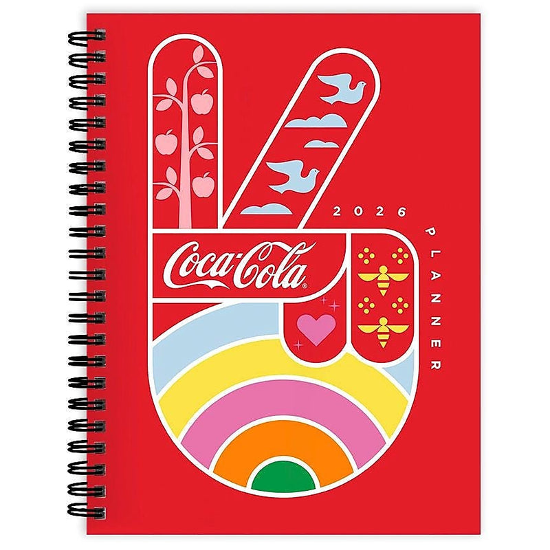 2026 TF Publishing Coca-Cola 6.5" x 8" Weekly & Monthly, Paperboard Cover, Multicolored (26-9234)