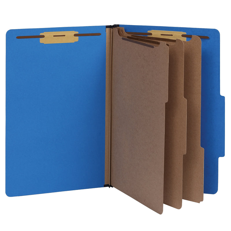 Pendaflex Heavy Duty Classification Folder, 3-Dividers, 3" Expansion, Legal Size, Blue, 10/Box (1006944)
