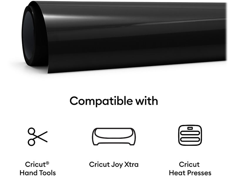 Cricut Joy Xtra Smart Iron-On Classics Die Cutting Heat-Transfer Vinyl, Assorted Colors, 3/Pack (2010395)
