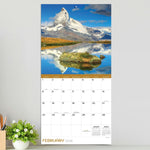2026 TF Publishing Mountains 12" x 12" Monthly Wall Calendar, Multi (26-1017)