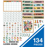Carson Dellosa Education Grow Together Calendar Bulletin Board Set, 2 Sets/Bundle (CD-110565-2)