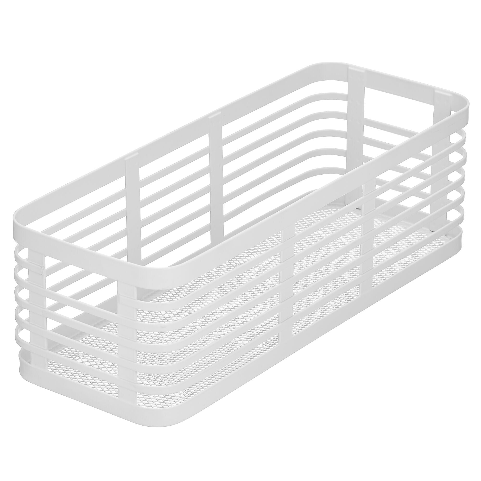 mDesign Steel Organizer, Matte White (25937)