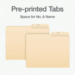 Pendaflex File Folder, 1-Tab, Right Position, Letter Size, Manila, 100/Box (1007078)