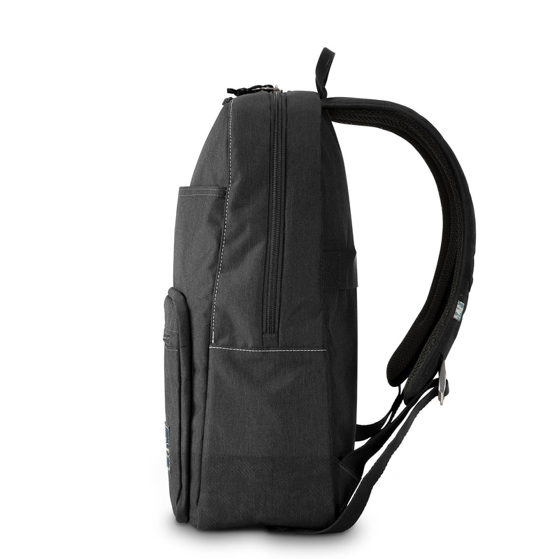 Skyway Luggage Rainier Simple Laptop Backpack, Crater Black (505-15-001-BKP)