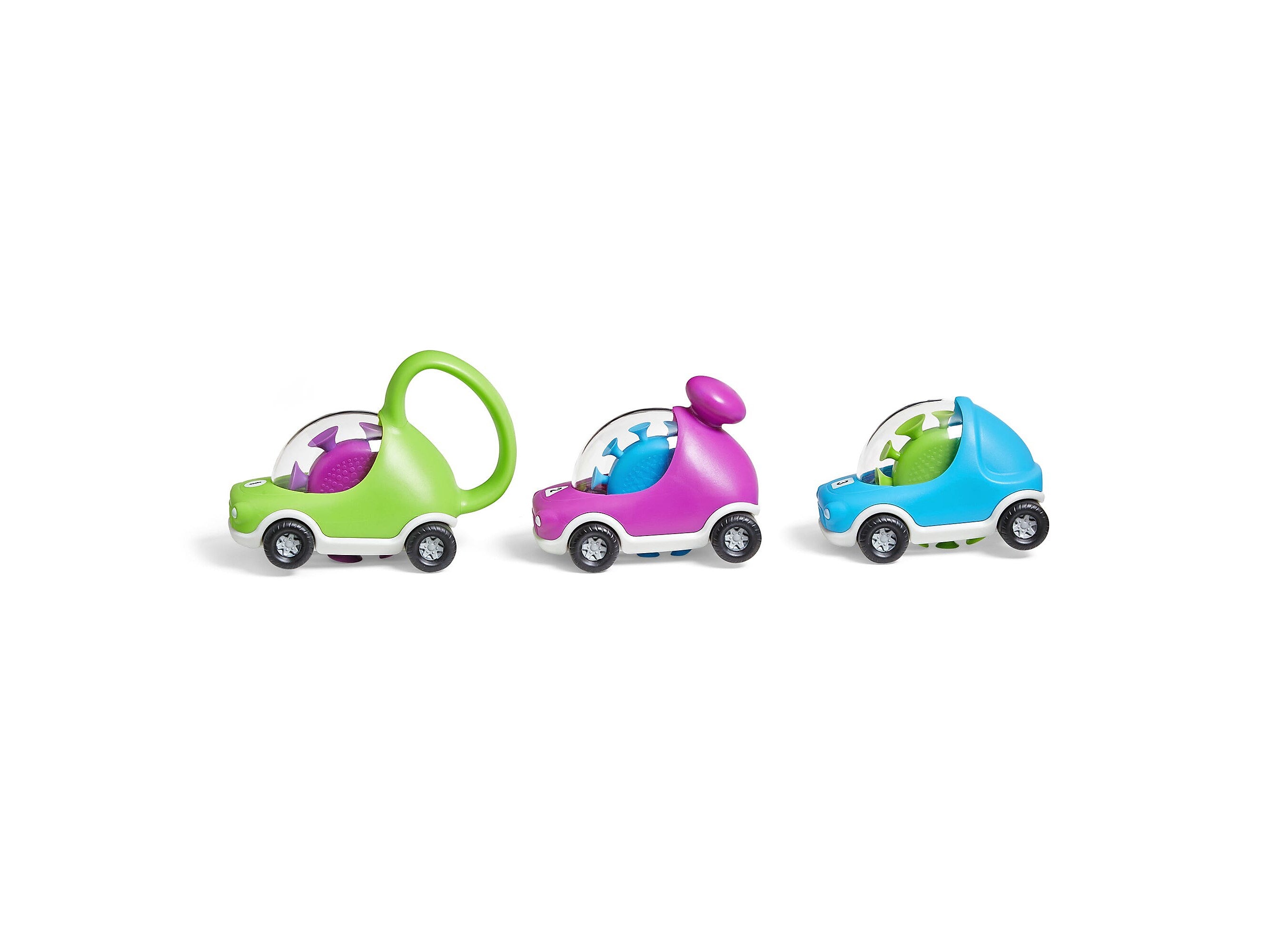 hand2mind Popping Fidget Cars, Assorted Colors, 3/Set (95428)