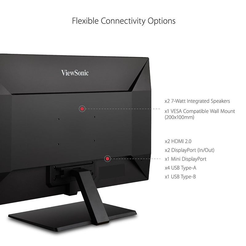 ViewSonic 43" 4K Ultra HD 60 Hz LED Monitor, Black (VX4381-4K)