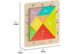 Flash Furniture Bright Beginnings Tangram Shape Learning Board (MK-MK00538-GG)