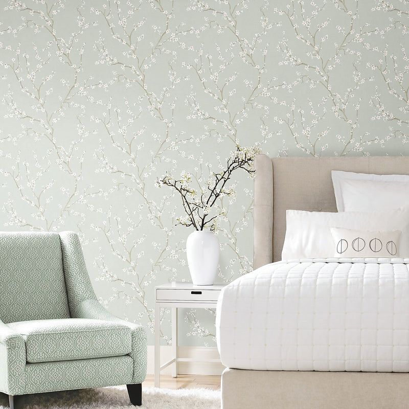 York Wallcoverings Cherry Blossom Peel and Stick Wallpaper (RMK11272WP)