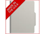 Medical Arts Press Pressboard Classification Folder, 2" Expansion, Letter Size, Gray, 25/Box (DV-T42-02-3GRY)