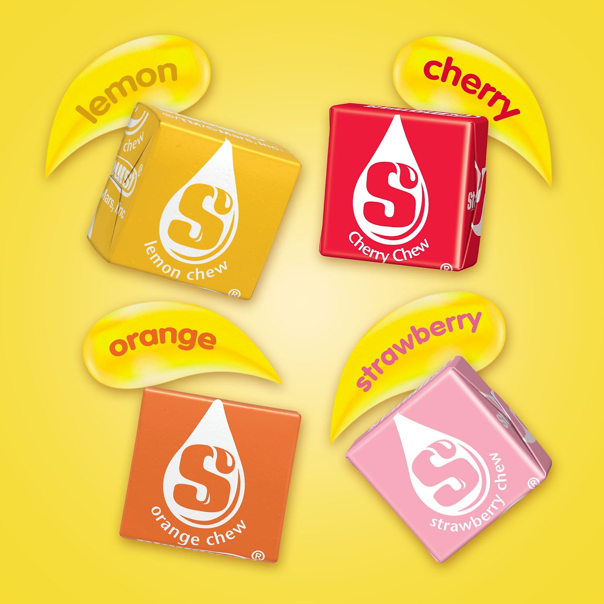 Starburst Original Fruit Chews Candy, Assorted Flavors, 50 oz. (WMW28086)