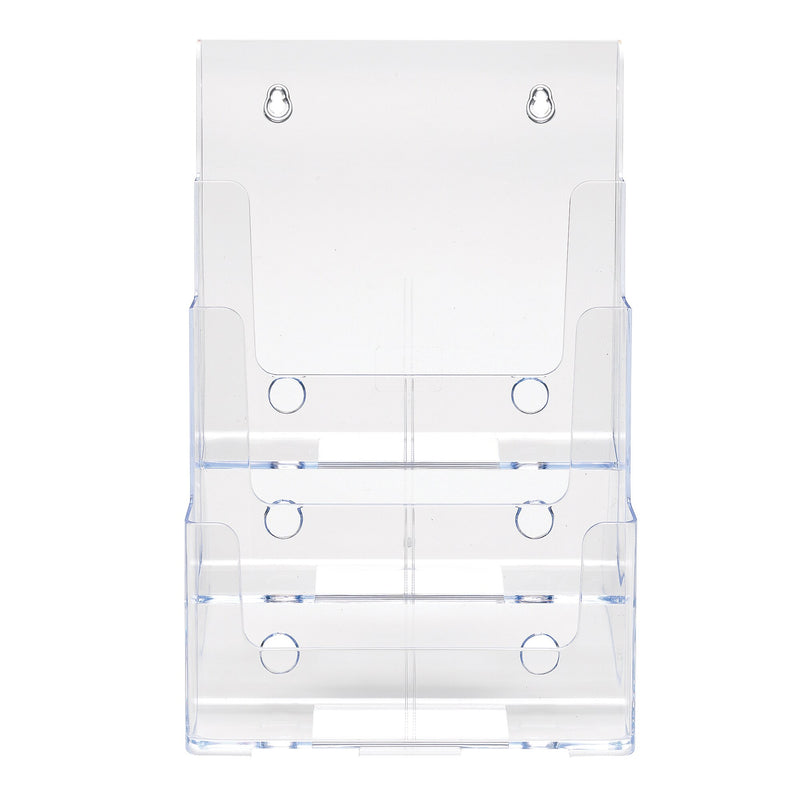 Staples® Literature Holder for Magazines, 8.25" x 11.7", Clear Plastic (77301)