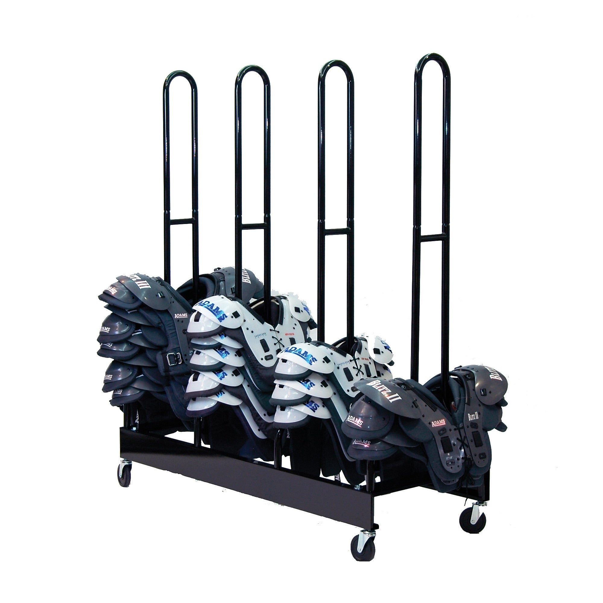 Champion Sports Four-Stack Shoulder Pad Rack