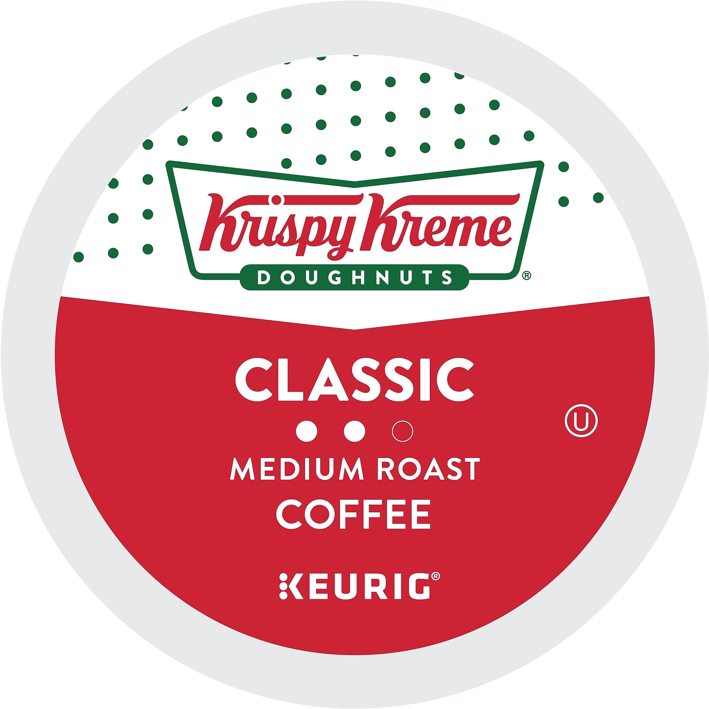 Krispy Kreme Classic Coffee Keurig® K-Cup® Pods, Medium Roast, 96/Carton (06110CT)