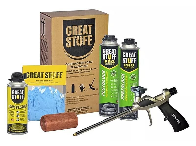 Great Stuff Pestblock Pro Gaps & Cracks Foam Sealant Contractor Kit (KTGS 3754)
