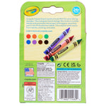 Crayola Washable Tripod Grip Triangular Crayons, Assorted Colors, 8/Pack, 8 Packs/Bundle (BIN811460-8)