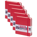 Talens Art Creation 4.7" x 4.7" Sketch Book, 80 Sheets/Book, 5/Bundle (TLN9314204M-5)