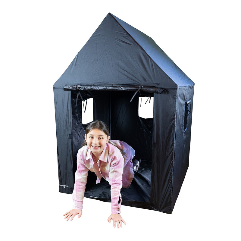 Bouncyband Indoor Framed Sensory Dark Den, 39" x 46" x 57" (BBASDMDBK)